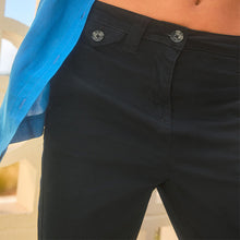 Load image into Gallery viewer, Black Chino Trousers