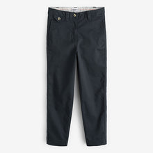 Load image into Gallery viewer, Black Chino Trousers