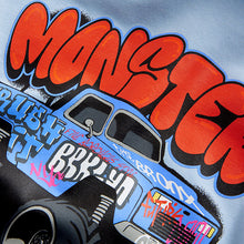 Load image into Gallery viewer, Blue Monster Truck Graphic Hoodie (3-12yrs)