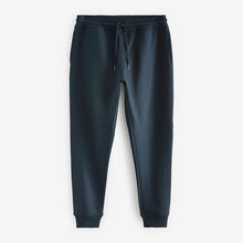 Load image into Gallery viewer, Navy Slim Fit Cotton Blend Cuffed Joggers