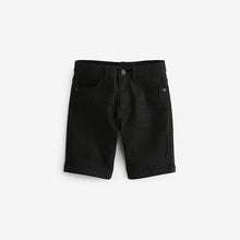 Load image into Gallery viewer, Black Denim Shorts