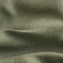Load image into Gallery viewer, Khaki Green Linen Blend Cargo Trousers