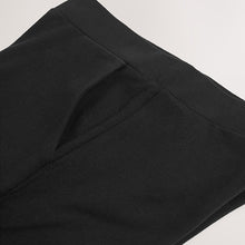 Load image into Gallery viewer, Black 1 Pack Wide Leg Jersey Trousers (3-12yrs)