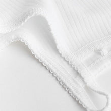 Load image into Gallery viewer, White White 5 Pack Strappy Vest Bodysuits (0mth-3yrs)