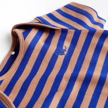 Load image into Gallery viewer, Cobalt Blue Dino Baby Bodysuits 3 Pack