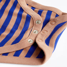 Load image into Gallery viewer, Cobalt Blue Dino Baby Bodysuits 3 Pack