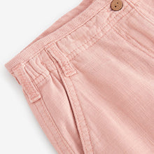 Load image into Gallery viewer, Pink Linen Mix Cargo Trousers
