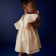 Load image into Gallery viewer, Gold Shimmer Party Dress