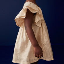 Load image into Gallery viewer, Gold Shimmer Party Dress