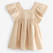 Load image into Gallery viewer, Gold Shimmer Party Dress