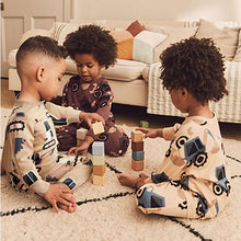 Load image into Gallery viewer, Chocolat Brown Oversized Pyjamas 3 Pack (9mths-6yrs)