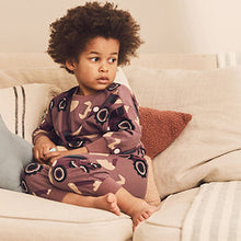 Load image into Gallery viewer, Chocolat Brown Oversized Pyjamas 3 Pack (9mths-6yrs)