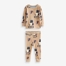 Load image into Gallery viewer, Chocolat Brown Oversized Pyjamas 3 Pack (9mths-6yrs)