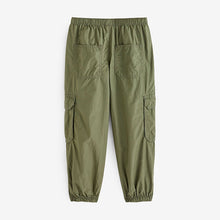 Load image into Gallery viewer, Khaki Green 100% Cotton Parachute Cargo Trousers (5-11yrs)