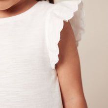 Load image into Gallery viewer, White Scallop Vest