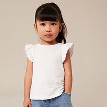 Load image into Gallery viewer, White Scallop Vest