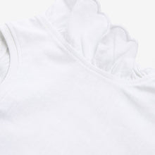 Load image into Gallery viewer, White Scallop Vest