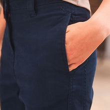 Load image into Gallery viewer, Navy Blue Chino Trousers