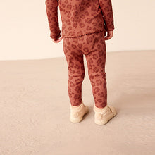 Load image into Gallery viewer, Animal Print Rib Jersey Leggings (3mths-6yrs)