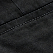 Load image into Gallery viewer, Black Slim Fit Belted Soft Touch Chino Trousers