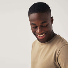 Load image into Gallery viewer, Stone Slim Fit Essential 100% Cotton Crew Neck T-Shirt