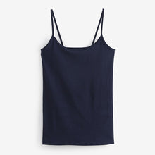 Load image into Gallery viewer, Navy Blue Thin Strap Vest