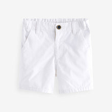 Load image into Gallery viewer, White Chinos Shorts