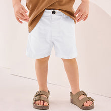 Load image into Gallery viewer, White Chinos Shorts
