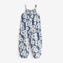 Load image into Gallery viewer, Denim Sunflower Printed Playsuit