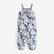 Load image into Gallery viewer, Denim Sunflower Printed Playsuit