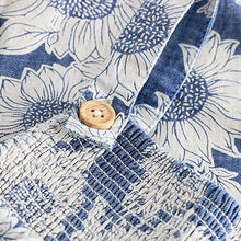 Load image into Gallery viewer, Denim Sunflower Printed Playsuit