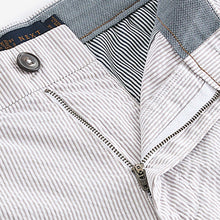 Load image into Gallery viewer, Stone Stripe Seersucker Chino Shorts
