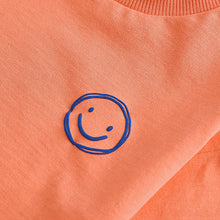 Load image into Gallery viewer, Orange Simple Short Sleeve T-Shirt