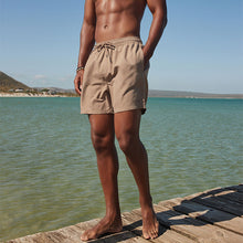 Load image into Gallery viewer, Neutral Palm Logo Essential Swim Shorts