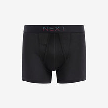 Load image into Gallery viewer, Black Bright Spot Waistband 4 pack A-Front Boxers