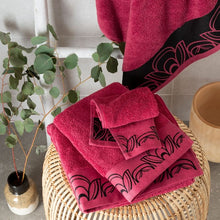 Load image into Gallery viewer, Collection AZULEJOS  couleur Cassis - Le Bain