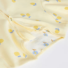 Load image into Gallery viewer, Blue Baby Two Way 100% Cotton Zip Sleespuits 4 Pack