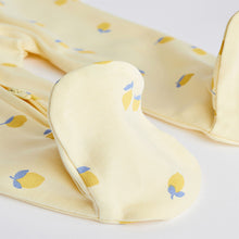 Load image into Gallery viewer, Blue Baby Two Way 100% Cotton Zip Sleespuits 4 Pack