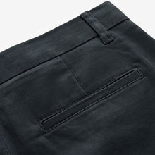 Load image into Gallery viewer, Charcoal Grey Straight Fit Stretch Chinos Trousers