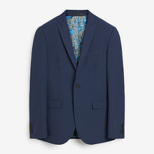 Load image into Gallery viewer, Bright Blue Slim Fit Two Button Suit Jacket