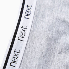 Load image into Gallery viewer, Monochrome Short Cotton Rich Logo Knickers 4 Pack