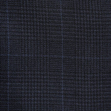 Load image into Gallery viewer, Navy Blue Prince of Wales Tailored fit Check Suit: Jacket