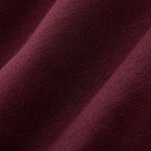 Load image into Gallery viewer, Burgundy Red Zip Through Hoodie