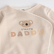 Load image into Gallery viewer, Daddy Neutral 100% Cotton Family Sleepsuit