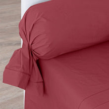Load image into Gallery viewer, Le drap de lit Neo en coloris Griottine