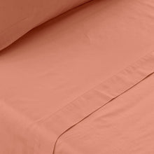 Load image into Gallery viewer, Le drap de lit Neo en coloris Tomette