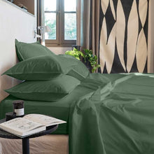 Load image into Gallery viewer, Le drap de lit Neo en coloris Thym