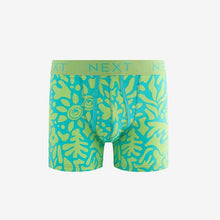 Load image into Gallery viewer, Pink/Blue Neon Print A-Front Boxers 4 Pack