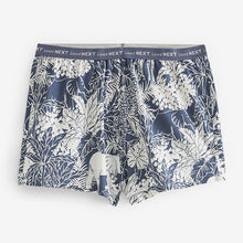 Load image into Gallery viewer, Blue Leaves Cotton Short Sleeve Pyjamas