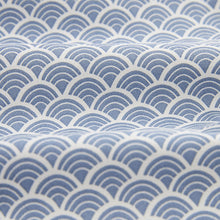 Load image into Gallery viewer, Blue Stretch Oxford Printed Long Sleeve Shirt